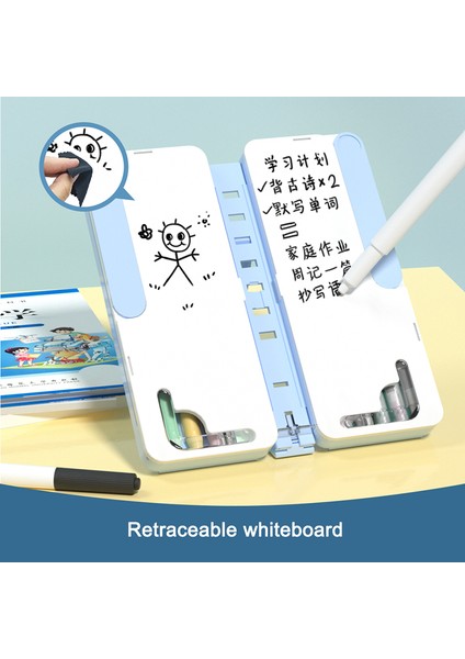 1 Adet Kalem Kutusu Newmebox Sevimli Kalem Kutusu Kitap Standı Okul Malzemeleri Kalem Kutusu Estuche Escolar Katlanabilir Kawaii Kırtasiye Kitap Tutucu Kalem Kutusu (Yurt Dışından)