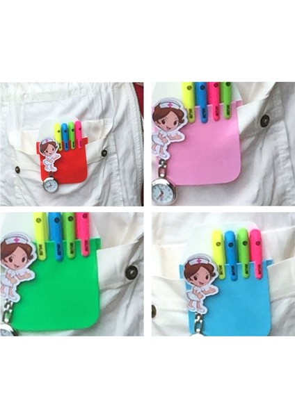 Kırmızı 5 Adet/torba Pvc Kalem Çanta Kalem Kutusu Cep Koruyucu Ofis Hastane Doktor Hemşire Kaynağı (Yurt Dışından) fiyatları