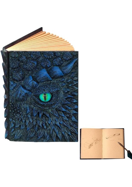 Altın 2022 Yeni A5 Dizüstü Vintage Retro 3D Ejderha Tema Kabartma Boş Kağıt Günlüğü Kitap Planlayıcısı Not Defteri Okul Kırtasiye Malzemeleri 1 Adet (Yurt Dışından) fiyatları