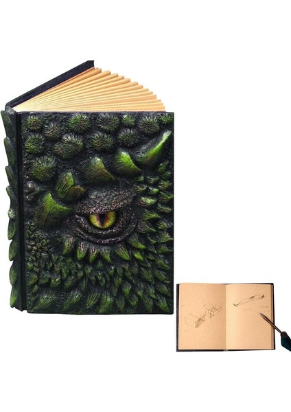 Altın 2022 Yeni A5 Dizüstü Vintage Retro 3D Ejderha Tema Kabartma Boş Kağıt Günlüğü Kitap Planlayıcısı Not Defteri Okul Kırtasiye Malzemeleri 1 Adet (Yurt Dışından) indirimleri