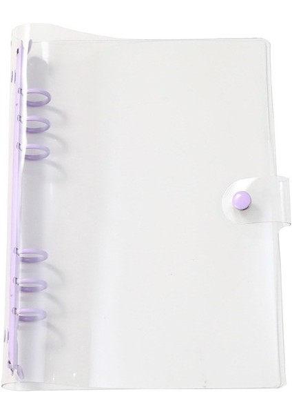 Kapak Kabuk E A5 Kpop Idol Kart Bağlayıcı Fotoğraf Albümü Organizatör Kitap Değiştirilebilir Doldurulabilir 6 Halkalı Bütçe Bağlayıcı Buzlu Kapak Kabuk Defter (Yurt Dışından)