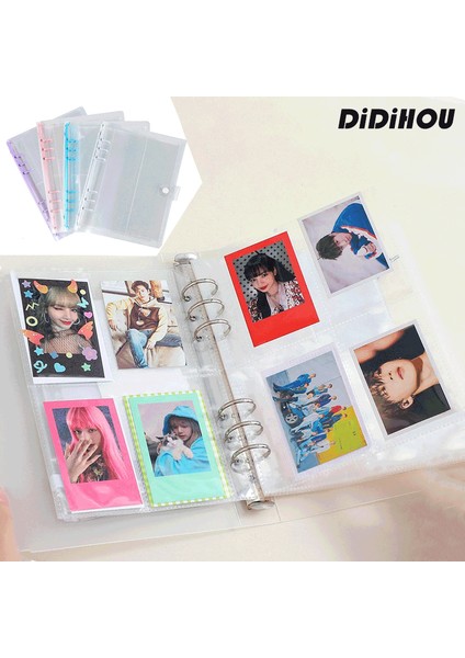Kapak Kabuk E A5 Kpop Idol Kart Bağlayıcı Fotoğraf Albümü Organizatör Kitap Değiştirilebilir Doldurulabilir 6 Halkalı Bütçe Bağlayıcı Buzlu Kapak Kabuk Defter (Yurt Dışından) fiyatları