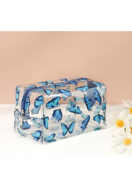 Stil 4 Kelebek Şeffaf Kalem Kutusu Kırtasiye Trousse Büyük Kapasiteli Kalem Kutusu Makyaj Çantası Estuche Okul Malzemeleri Kalem Çantası (Yurt Dışından) fiyatları