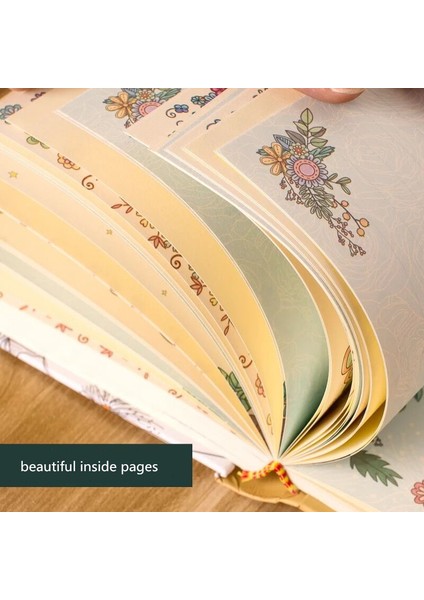 Mutluluk Kapısı 17.5 cm x 14 cm Sharkbang Gizli Bahçe Serisi Pretty Flora A5 Günlüğü Defter ve Dergiler Planlayıcısı Gündem Eskiz Defteri Hediye Kutusu Kawaii Kırtasiye (Yurt Dışından) indirimleri