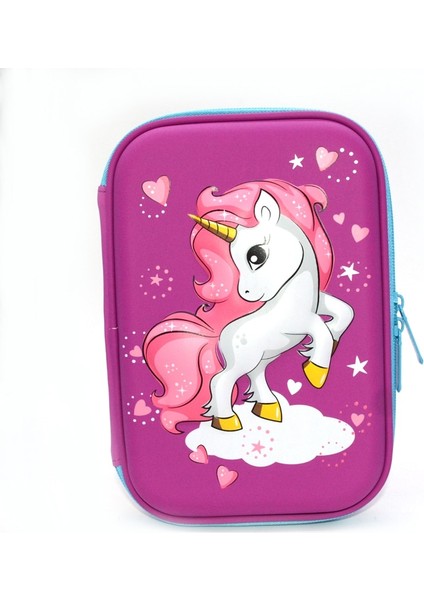 Tek Boynuzlu At Kalem Kutusu Tek Boynuzlu At Kalem Kutusu Flamingo Estuche Para Lapices Kawaii Kalem Kutusu Yaratıcı Estojo Escolar Menina Okul Malzemeleri Kırtasiye (Yurt Dışından)