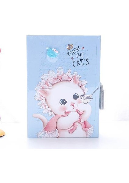 1 Adet A5 Gizli Günlüğü Kilitli Defter Kawaii Günlüğü Kitap Günlük Kaydı Dizüstü (Yurt Dışından)