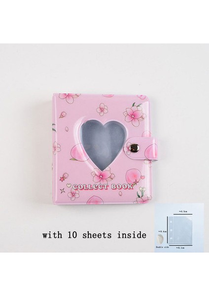 10X11.2 cm Mini 3 Delik Spiral Defter 3 Delik Gevşek Yaprak Bağlayıcı Planlayıcısı Pvc Şeffaf Günlüğü Pp Kağıt Zip Çanta Aksesuarları (Yurt Dışından)