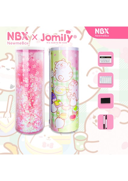 21 Sıradan Newmebox Quicksand Kalem Kutusu Yeni Sevimli Hayvan Trousse Scolaire Hesap Makinesi ile Kawaii Kedi Kalem Kutusu Nbx Payetler Kalem Kutuları (Yurt Dışından) indirimleri