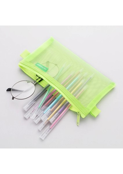01-05-Bej Sınav Şeffaf Kalem Kutusu Ofis Öğrenci Kalem Kutuları Okul Malzemeleri Kawaii Kalem Kutusu Estuche Escolar Astuccio Scuola (Yurt Dışından) indirimleri