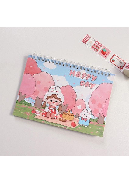 Turuncu A5 Dayanıklı A5/a4 Yayın Kağıdı Kendi Başına Yap Çıkartma Karalama Defteri Kitap Zarif Scrapbooking Kitap Aşınmaya Dayanıklı Kırtasiye Malzemeleri (Yurt Dışından) indirimleri