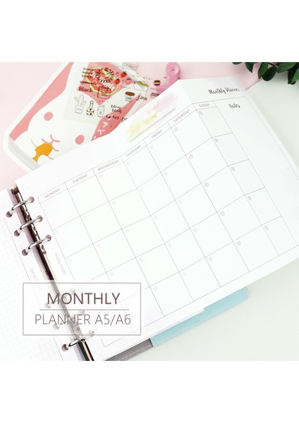 3 Katlı Fan Aylık A6-95X173MM Mypretties Fantasy Aylık Planlayıcı Yedekler A5 A6 6 Delikli Bağlayıcı Organizatör Defter Kağıtları Için Üç Katlı Dolgu Kağıtları N.709 (Yurt Dışından) fiyatları