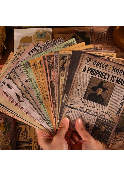B Journamm 30 Adet/paket Vintage Gazete Malzemeleri Kağıt Dıy Scrapbooking Deco Önemsiz Dergisi Planlayıcısı Kolaj Fotoğraf Albümü Kraft El Işi Kağıdı (Yurt Dışından) modelleri