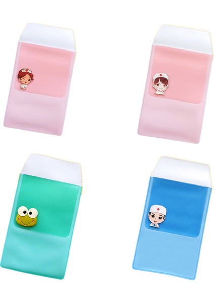 No.10 Hemşireler Doktorlar Için Buzlu Pvc Giyim Cep Kalem Çantası Taşınabilir Kalem Kutusu Karikatür Meyve Hayvanlar Sızdırmaz Dolma Kalem Kılıfı (Yurt Dışından) indirimleri