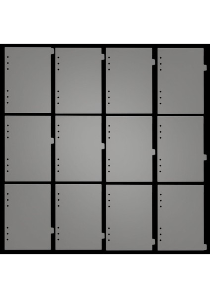 A5 12 Adet A5 A6 Transparentpaper Indeks Bölücü Sevimli 6 Delik Binder Planlayıcısı Dizüstü Kırtasiye Defter Kağıdı Bölücü Aksesuarları (Yurt Dışından)