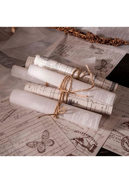 Stil 1 Yeni Perakende Antika Eski Zamanın Gölgesi Deco Kağıt Bloknot Malzeme Kitap Not Defteri Dergisi Scrapbooking (Yurt Dışından) modelleri
