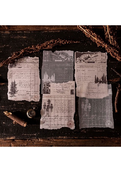 Stil 1 Yeni Perakende Antika Eski Zamanın Gölgesi Deco Kağıt Bloknot Malzeme Kitap Not Defteri Dergisi Scrapbooking (Yurt Dışından) fırsatları