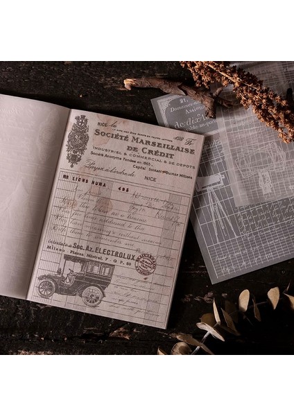 Stil 1 Yeni Perakende Antika Eski Zamanın Gölgesi Deco Kağıt Bloknot Malzeme Kitap Not Defteri Dergisi Scrapbooking (Yurt Dışından) indirimleri