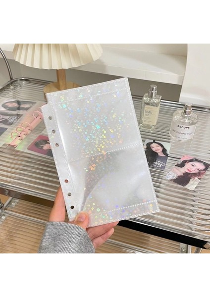 A6 10 Adet 10 Adet A6 Bağlayıcı Fotoğraf Kartları Idol Kartı Kpop Albümü 3/4/6 Inç Dolum Kollu Dıy Toplama Kitap Dolum Kollu Saklama Çantası Kırtasiye (Yurt Dışından)