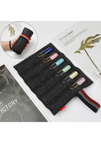 Haki Kalem Kutusu Dayanıklı Keçe Kalem Kutusu Tutucu Düz Renk Dolma Kalemler Kılıfı Koruyucu Kol Kapağı Rulo Tükenmez Jel Kalem Kalem (Yurt Dışından) modelleri