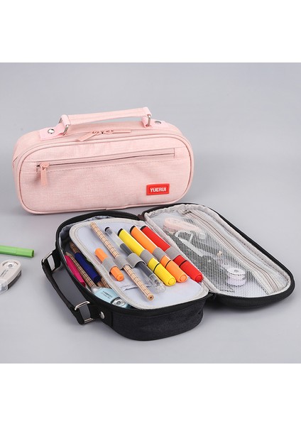 Stil 1 Kalem Kutusu Ofis Trousse Scolaire Kalem Kutusu Tuval Kore Kırtasiye Büyük Kapasiteli Estuches Escolares Kalem Çantası (Yurt Dışından) modelleri