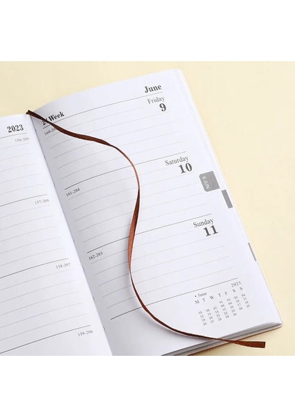 Koyu Mavi 2023 Günlük Planlayıcı Dizüstü A6 Boyutu 365 Gün Takvim Program Kitabı Pu Bloknotlar Yaratıcı Planlayıcı Hatırlatma Masaüstü Tarih Kırtasiye (Yurt Dışından) fırsatları