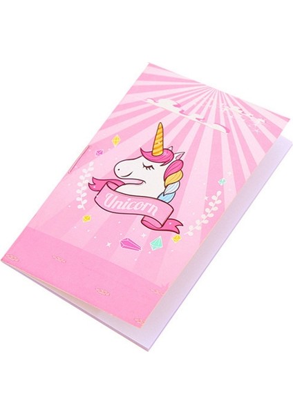 1 Adet 1 Adet Karikatür Unicorn Kalem Kutusu Kızlar Için Sevimli Kırtasiye Seti Kalem Çantası ile Cetvel Silgi Çocuklar Hediye Ofis Okul Malzemeleri (Yurt Dışından)