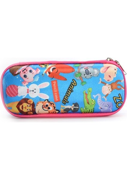Mavi Hayvan Kalem Kutusu Estojo Escola Kalemlik Trousse Scolaire Stylo Kalem Kutusu Estuches Para El Colegio Okul Kalem Kutusu Crayon Licorne (Yurt Dışından)