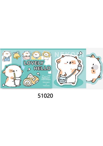 02 Yenilik Hamster Domuz Panda Bloknot Yapışkan Notlar Not Defteri Kırtasiye Okul Malzemeleri Kawaii Kırtasiye Sevimli Yapışkan Notlar (Yurt Dışından)