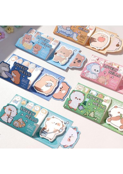 02 Yenilik Hamster Domuz Panda Bloknot Yapışkan Notlar Not Defteri Kırtasiye Okul Malzemeleri Kawaii Kırtasiye Sevimli Yapışkan Notlar (Yurt Dışından)