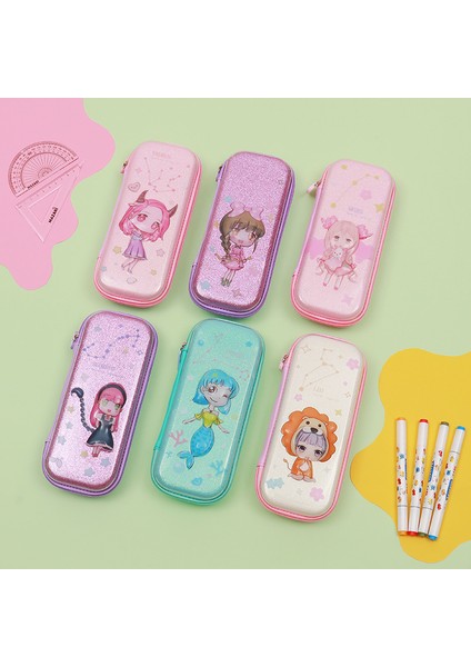 A4 3D Stereo Karikatür Takımyıldızı Kalem Kutusu Kawaii Kız Kırtasiye Kutusu Sevimli Kalem Kutusu Okul Malzemeleri Saklama Kutusu Çocuk Hediyeler (Yurt Dışından) fiyatları