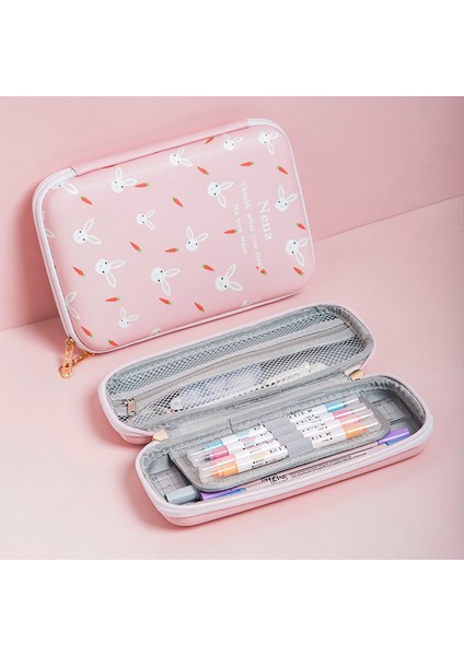 M Sevimli Hayvan Kalem Kutusu Unicorn Trousse Scolaire Büyük Kapasiteli Piornik Szkolny Su Geçirmez Estuche Lapices Kawaii Kalem Kutuları (Yurt Dışından)