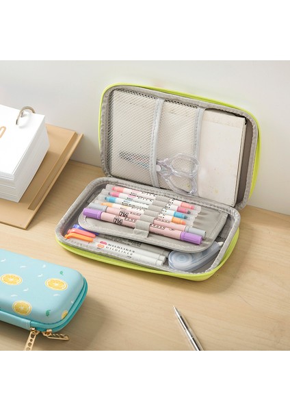 M Sevimli Hayvan Kalem Kutusu Unicorn Trousse Scolaire Büyük Kapasiteli Piornik Szkolny Su Geçirmez Estuche Lapices Kawaii Kalem Kutuları (Yurt Dışından)