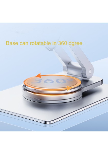 Gümüş Alüminyum Alaşımlı Telefon Standı Cep Telefonu Akıllı Telefon Dönebilen Tutucu Katlanabilir Telefon Desteği iPhone Xiaomi 12 13 Aksesuarları (Yurt Dışından) indirimleri