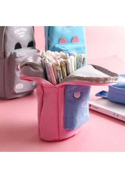 Stil 7 Kedi Kalem Kutusu Kawaii Okul Malzemeleri Estuche Escolar Yüksek Kapasiteli Estuches Escolares Para Lapices Kalem Kutusu Trousse Scolaire (Yurt Dışından) fırsatları