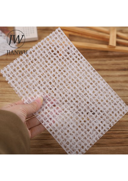 Scz-Zbgblk-01 Jıanwu 20 Yaprak Beyaz A5 Malzeme Kağıt Düşen Su Kağıdı Ince Içi Boş Sanat Kağıdı Yaratıcı Dıy Kolaj Dekor Sabit (Yurt Dışından) indirimleri