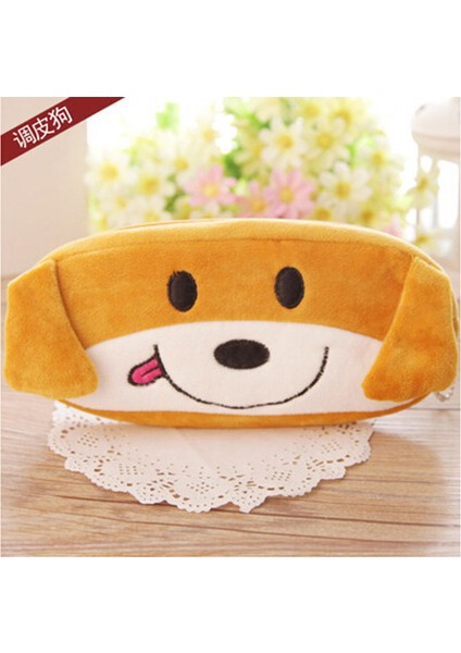 Köpek Kawaii Hayvan Kalem Kutusu Karikatür Panda Ayı Meyve Kalem Çantası Kutusu Çocuklar Için Hediye Kozmetik Kırtasiye Kese Okul Malzemeleri (Yurt Dışından) modelleri