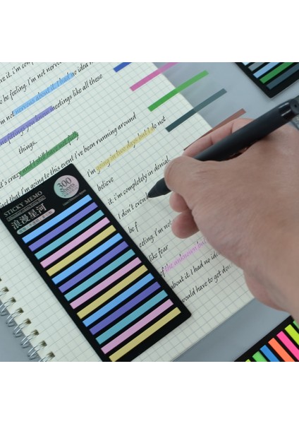 1 Paket (300 Yaprak) 300 Sayfa Posted It Şeffaf Yapışkanlı Notlar Yapışkanlı Notlar Kitap Okuma Kitap Ayraçları Sekmeler Not Defteri Estetik Kırtasiye (Yurt Dışından) fırsatları