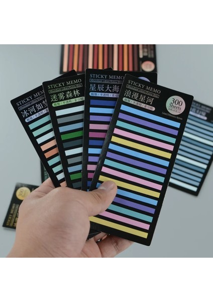 1 Paket (300 Yaprak) 300 Sayfa Posted It Şeffaf Yapışkanlı Notlar Yapışkanlı Notlar Kitap Okuma Kitap Ayraçları Sekmeler Not Defteri Estetik Kırtasiye (Yurt Dışından) indirimleri