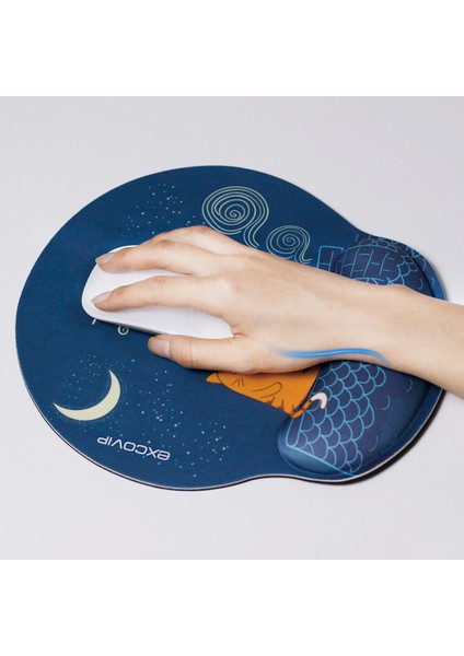 Geyik 25.3X23X2.5 cm Exco Ergonomik Fare Altlığı Bilek Desteği ile Konfor El Desteği Anti-Skid Oyun Mousepad Daktilo Ofis Bilgisayar Dizüstü Çalışma Için (Yurt Dışından) fırsatları