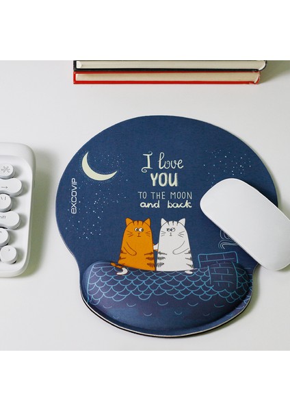 Geyik 25.3X23X2.5 cm Exco Ergonomik Fare Altlığı Bilek Desteği ile Konfor El Desteği Anti-Skid Oyun Mousepad Daktilo Ofis Bilgisayar Dizüstü Çalışma Için (Yurt Dışından) indirimleri