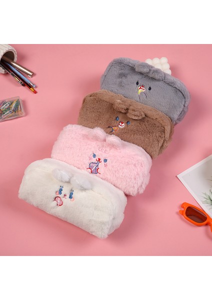 Stil 8 Sevimli Domuz Kalem Kutusu Kore Kırtasiye Kalem Kutusu Peluş Kalem Kutusu Trousse Scolaire Estuche Escolar Okul Malzemeleri Kalem Çantası (Yurt Dışından) fiyatları