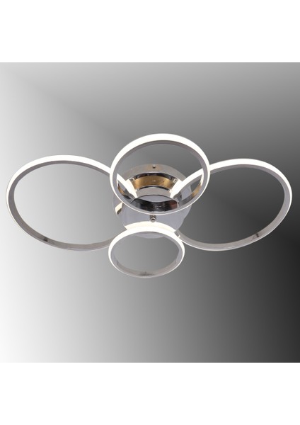 TT035-4-KR Tt Aydınlatma Drone Modeli Krom Kaplama 4 Lü LED Avize