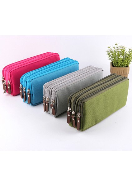 Stil 4 3 Fermuarlı Kalem Kutusu Okul Malzemeleri Trousse Scolaire Kore Kırtasiye Büyük Kapasiteli Kalem Çantası Estuche Kalemlik Kalem Kutusu (Yurt Dışından) modelleri