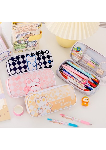 Stil 4 Sevimli Kalem Kutusu Kore Kırtasiye Kalem Kutusu Trousse Scolaire Büyük Kapasiteli Okul Malzemeleri Çanta Estuche Lapices Kalem Çantası (Yurt Dışından) fiyatları