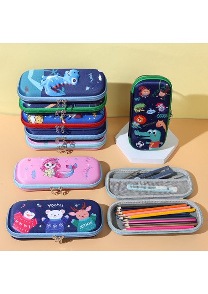 13 (3d) 3D Kawaii Hayvan Kalem Kutusu Plastik Kırtasiye Kutusu Okul Kızlar Için Kalem Kutuları Kalem Kutusu Erkek Öğrenci Kalem Kutusu Sevimli Kalem Çantası Hediye (Yurt Dışından) fırsatları