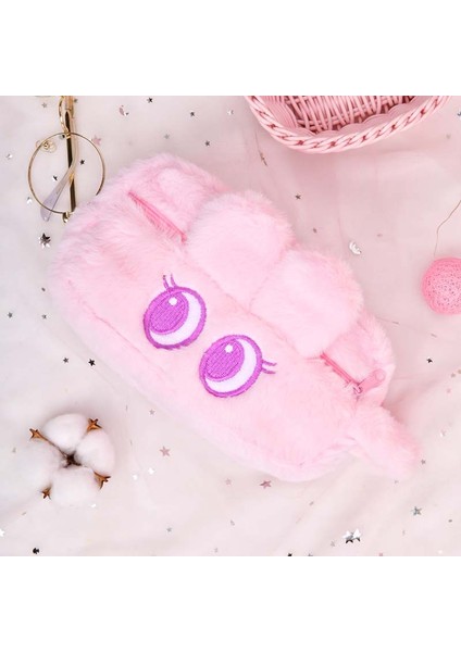Yumuşak Pembe Kawaii Kalem Kutuları Büyük Kapasiteli Kalem Kılıfı Sevimli Peluş Kozmetik Çantası Okul Kızlar Için Öğrenci Malzemeleri Kore Kırtasiye Kutusu (Yurt Dışından) modelleri