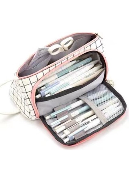 A4 Büyük Kapasiteli Kalem Kutusu Kawaii Kalem Kutusu Okul Malzemeleri Kırtasiye Kalem Çanta Kutusu Sevimli Kalem Kutuları Öğrenciler Kalem Çantası (Yurt Dışından) fırsatları