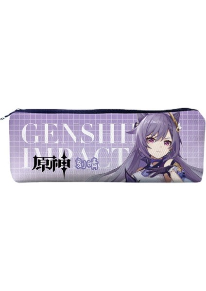 Stil 1 Anime Genshin Etki Kalem Kutusu Genç Sıcak Oyun Siyah Makyaj Kılıfları Kozmetik Kutusu Depolama Okul Malzemeleri Karikatür Kese (Yurt Dışından) fiyatları