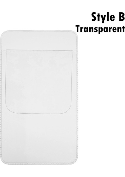 Stil B-Şeffaf 1 Adet Renkli Pvc Cep Koruyucu Kalemlik Sızdırmaz Kalem Kılıfı Doktorlar Hemşireler Çanta Depolama Kalem Okul Ofis Malzemeleri (Yurt Dışından)