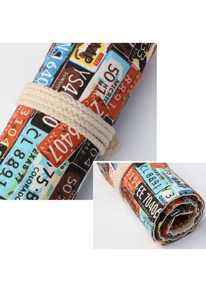 36 Delik Skullrose B Moda Desen Tuval Roll-Up Kalem Sarma 36/48/72 Delik Seyahat Çizim Boyama Kalemleri Sanatçı Için Kese (Yurt Dışından) modelleri